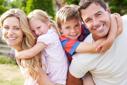 portrait of happy family in garden-img-blog